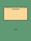 Vital Records of the Towns of Barnstable and Sandwich - Book