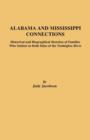 Alabama and Mississippi Connections - Book