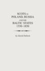 Scots in Poland, Russia and the Baltic States, 1550-1850 - Book