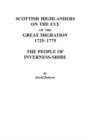 Scottish Highlanders on the Eve of the Great Migration, 1725-1775 : The People of Inverness-shire - Book