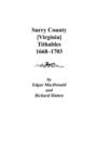 Surry County [Virginia] Tithables, 1668-1703 - Book