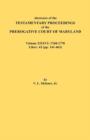Abstracts of the Testamentary Proceedings of the Prerogative Court of Maryland. Volume XXXVI : 1768-1770. Liber: 43 (pp. 141-463 - Book