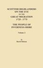 Scottish Highlanders on the Eve of the Great Migration, 1725-1775. The People of Inverness-shire. Volume 2 - Book