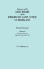 Abstracts of the Debt Books of the Provincial Land Office of Maryland. Frederick County, Volume II : Liber 22: 1756-1757; Liber 23: 1759, 1760, 1761 - Book