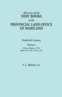 Abstracts of the Debt Books of the Provincial Land Office of Maryland. Frederick County, Volume I : Calvert Papers, 1750; Liber 22: 1753, 1754, 1755 - Book