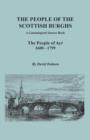 People of the Scottish Burghs : A Genealogical Source Book. the People of Ayr, 1600-1799 - Book