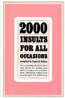 Two Thousand Insults for All Occasions - Book