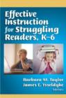 Effective Instruction for Struggling Readers, K-6 - Book