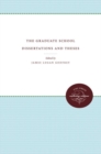 The Graduate School Dissertations and Theses - Book