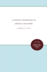 Literary Patronage in Greece and Rome - Book