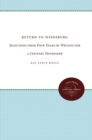 Return to Winesburg : Selections from Four Years of Writing for a Country Newspaper - Book