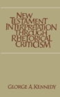 New Testament Interpretation Through Rhetorical Criticism - Book