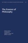 The Essence of Philosophy - Book