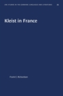 Kleist in France - Book