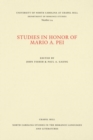 Studies in Honor of Mario A. Pei - Book
