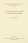An Anatomy of Poesis : The Prose Poems of Stephane Mallarme - Book