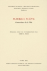 Maurice Sceve : Concordance de la Delie - Book