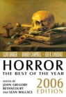 Horror: The Best of the Year, 2006 Edition - Book