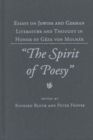 The Spirit of Poesy : Essays in Honor of Geza von Molnar - Book