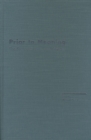 Prior to Meaning : The Protosemantic and Poetics - Book
