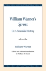 William Warner's Syrinx : or, A Sevenfold History - Book