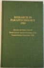 Research in Parapsychology 1984 - Book