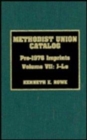 Methodist Union Catalog, J-LE : Pre-1976 Imprints - Book