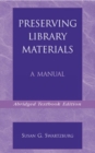 Preserving Library Materials - Book