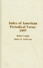 Index of American Periodical Verse: 1997 - Book
