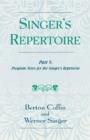 The Singer's Repertoire, Part V : Program Notes for the Singer's Repertoire - Book