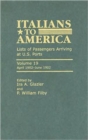 Italians to America : April 1902 - June 1902: Lists of Passengers Arriving at U.S. Ports - Book