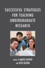 Successful Strategies for Teaching Undergraduate Research - Book