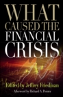 What Caused the Financial Crisis - Book