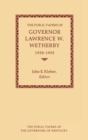 The Public Papers of Governor Lawrence W. Wetherby, 1950-1955 - Book