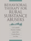 Behavioral Therapy for Rural Substance Abusers - Book