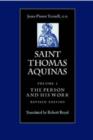 Saint Thomas Aquinas v. 1; Person and His Work - Book
