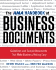The AMA Handbook of Business Documents: Guidelines and Sample Documents That Make Business Writing Easy - Book