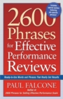2600 Phrases for Effective Performance Reviews : Ready-to-Use Words and Phrases That Really Get Results - Book
