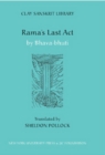 Rama's Last Act - Book