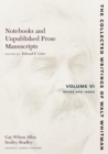 Notebooks and Unpublished Prose Manuscripts: Volume VI : Notes and Index - Book
