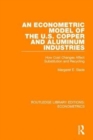 An Econometric Model of the U.S. Copper and Aluminum Industries : How Cost Changes Affect Substitution and Recycling - Book