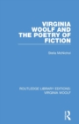 Virginia Woolf and the Poetry of Fiction - Book