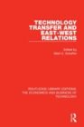 Technology Transfer and East-West Relations - Book