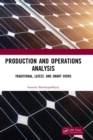 Production and Operations Analysis : Traditional, Latest, and Smart Views - Book
