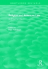 Routledge Revivals: Religion and American Law (2006) : An Encyclopedia - Book
