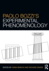 Paolo Bozzi’s Experimental Phenomenology - Book