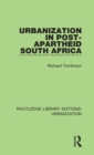 Urbanization in Post-Apartheid South Africa - Book