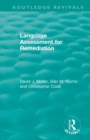 Language Assessment for Remediation (1981) - Book
