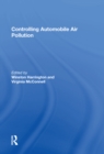 Controlling Automobile Air Pollution - Book