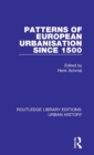 Patterns of European Urbanisation Since 1500 - Book